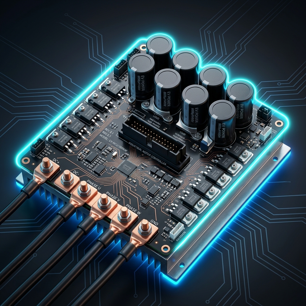 High-Power Field Oriented Control FOC Motor Controller PCB
